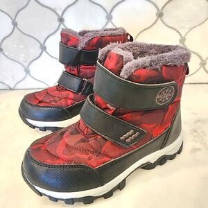 UBFEN Camo Winter Snow Boots For Kids – Size 12 Warm Durable And Waterproof